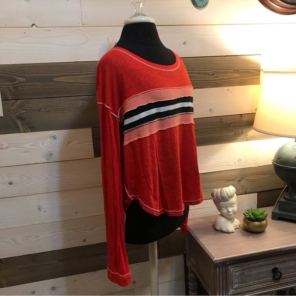 We the Free ⚜️ Orange Striped Insude Out Threading - Picture 4 of 12